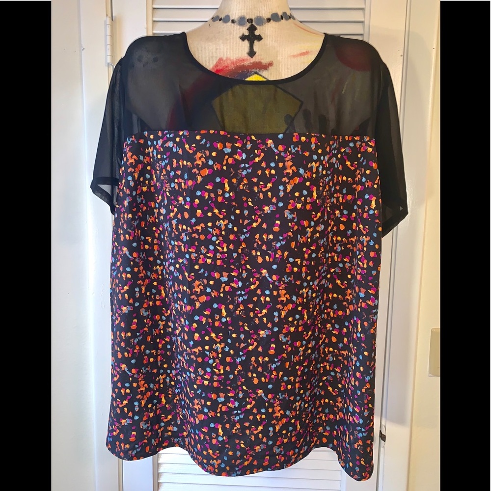 Ava & Viv color-pop blouse